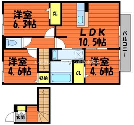 D-room141の物件間取画像